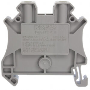 Borniers sur rail DIN UT 2.5 12-26AWG